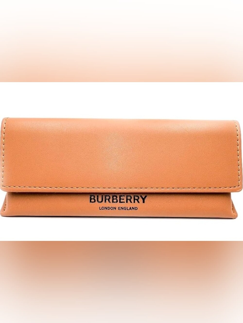 Burberry Tan Leather Sunglasses Case NWOT